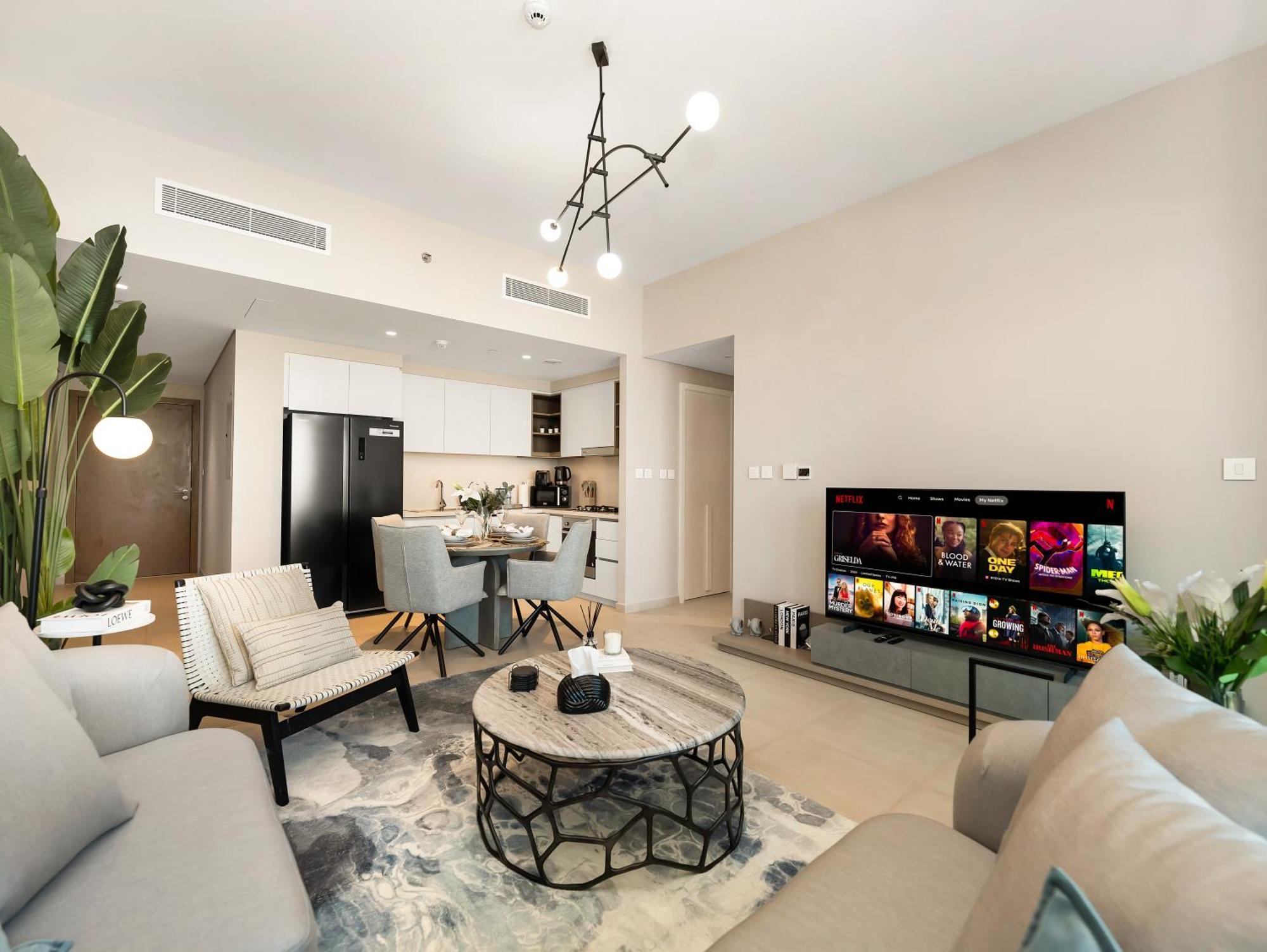 Apartment New Luxurious 2br Between Difc & Downtown Difc View *
